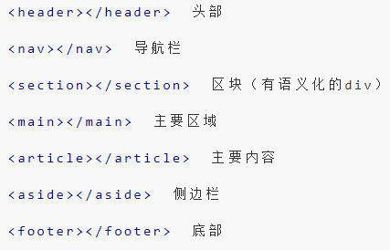 对HTML语义化的理解