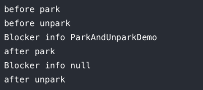 LockSupport的park、unpark实现同步2