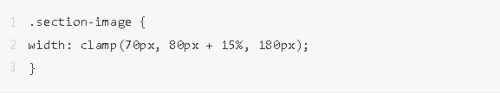 Clamp()、Max() 和 Min() CSS 函数的用例2
