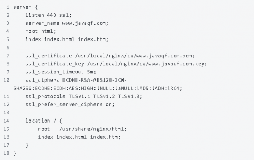 Nginx服务器中配置https安全协议快速入门3